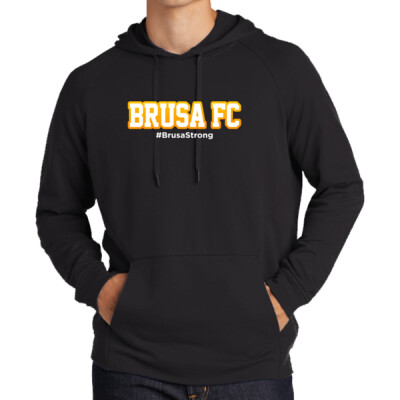 #BrusaStrong FC with sleeve logo Lightweight French Terry Hoodie Thumbnail