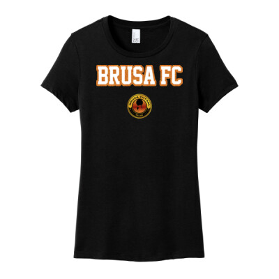 Glitter Brusa FC Ladies crew neck shirt with flag on sleeve Thumbnail
